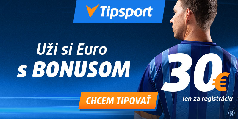 Tipsport bonus 30€ EURO 2024